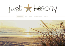 Tablet Screenshot of just-beachy.com